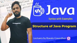 Java - Basic Syntax in Telugu First Java Program