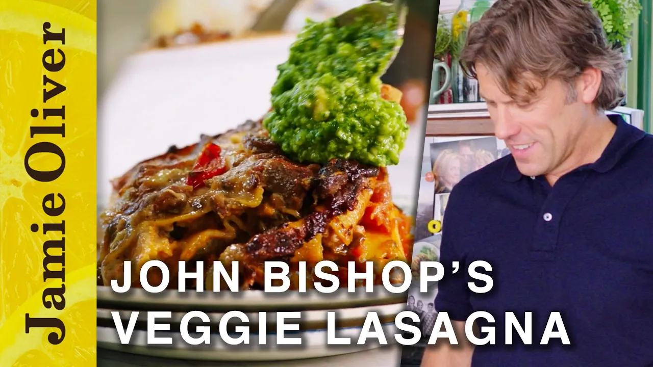 John Bishop   Veggie Lasagne   Friday Night Feast   Jamie Oliver