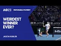 Kubler Crosses the Net to Hit Bizarre Smash Australian Open 2023