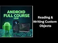 265 Reading Writing Custom Objects in Firebase Realtime Database Android Tutorial