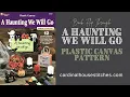 A Haunting We Will Go Halloween Plastic Canvas Pattern Book Flip Through
