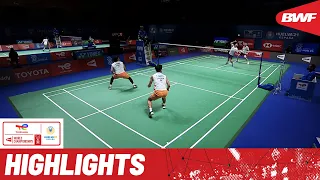 young chinese duo di wang challenge koga saito on day 2 of totalenergies bwf world championships