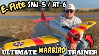 NEW E-flite SNJ-5 AT-6 1 5m - The ULTIMATE Warbird Trainer