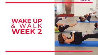 WAKE UP Walk Week 2 Walk At Home YouTube Workout Series Mini Walk Slim Belly 