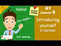 A1 - Lesson 6 sich vorstellen introducing yourself in German Revised Learn German
