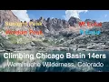 Chicago Basin 14ers Sunlight Peak Windom Peak Mt Eolus N Eolus Weminuche Wilderness Colorado
