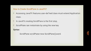 JAVA FX SCROLLPANE