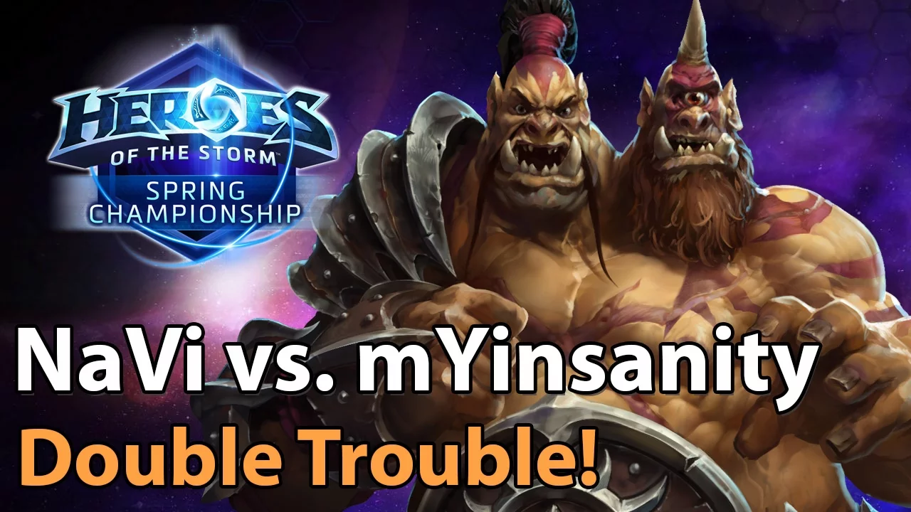 ► Heroes of the Storm Pro Cho'Gall Gameplay: mYinsanity vs. NaVi - Spring Championship