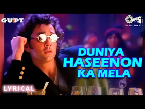 Download MP3 Duniya Haseenon Ka Mela - Lyrical | Gupt | Bobby Deol | Udit Narayan, Sunita Rao | 90's Hits