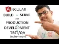 Angular build serve - prod test qa environment