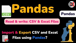 How to Read a CSV file into a Pandas Data Frame Import And Export CSV Excel In Pandas HINDI
