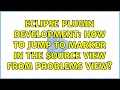 Eclipse Plugin development How to jump to Marker in the Source View from Problems View