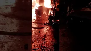 انفجار سوق المازوت الذي حصل في سوريا في إدلب في سرمدا 