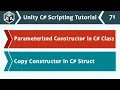 Parameterized Copy Constructors in C - Unity C Scripting Tutorial 71