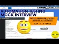 Automation Testing Mock Interview Selenium Java Manual Cucumber Software Testing Zone