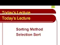 Selection Sort What is Selection Sort Urdu and Hindi Lecture 15