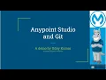 How can we do Git within Anypoint Studio