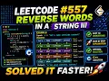 LeetCode 557 Reverse Words in a String III Solution in C