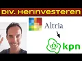 Lagu Dividend Sneeuwballen met Altria en KPN