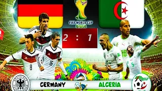 مباراة ألمانيا و الجزائر 2 1 كاملة حفيظ دراجي 