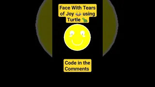 How to Make a Laughing Emoji with a Turtle in Python