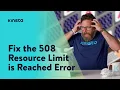 How to Fix the 508 Resource Limit is Reached Error