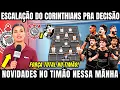Lagu SAIU! CORINTHIANS COM MUDANÇAS NA ESCALAÇÃO CONTRA O VASCO HOJE PELA FINAL DA COPA DO BRASIL 2025