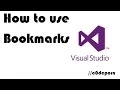 How to use Visual Studio Bookmarks