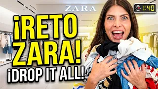 RETO: Mi Esposo COMPRÓ Todo Lo Que Pude CARGAR con mis manos en ZARA! | MODO MAYA