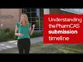 Understanding the PharmCAS Submission Timeline