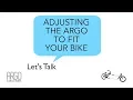 Adjust the ARGO Cargo Kit to Fit Your Bike
