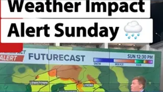 Weather Impact Alert Sunday Downpours Possible