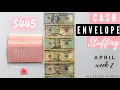445 CASH ENVELOPE STUFFING Cash Stuffing APRIL 2022 Sinking Funds ALL THINGS PLANNED