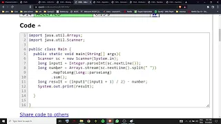 CSES Missing Number Solution Using Java