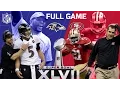 Super Bowl XLVII The Harbaugh Bowl aka The Blackout Ravens vs 49ers NFL Full Game