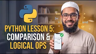 Python Lesson 5 Comparison Logical Operators and or not Python Asaan Hai