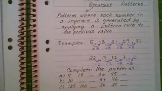 Recursive Patterns