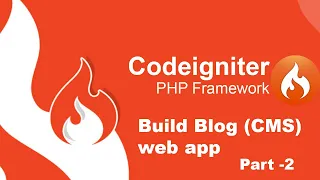Blog CMS website in CodeIgniter 3 part 2