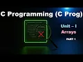 Unit 1 Part 1 C Programming C Prog BCA 2nd Semester MIC