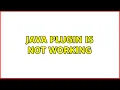 Ubuntu java plugin is not working