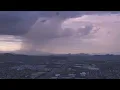 SkyFOX captures monsoon rain falling over parts of Arizona on Sept 1