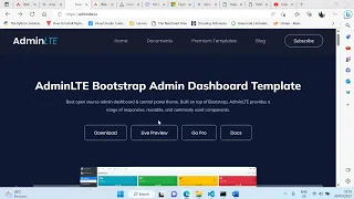 CodeIgniter 4 Overview Menggunakan template AdminLTE
