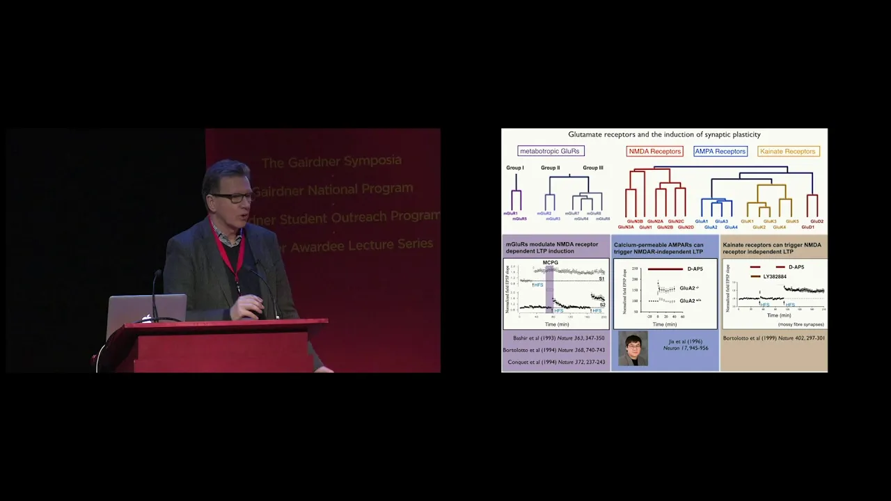 Dr Graham Collingridge  @ YorkU/Gairdner Symposium Neural Plasticity: Synapses to circuits