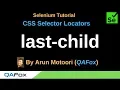 CSS Selector Locators - Part 9