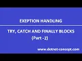 Exception Handling - Nested Catch Block and Throw Explained in C