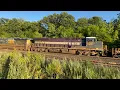 Magnificent ACL 1871 Helps I022 Hit 40 MPH UPHILL Thru West Warren s Golden Hour W 164 Axles