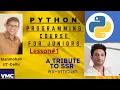 Python basics for beginners Lesson Learn to Code in Python Coding Blocks Junior Hindi