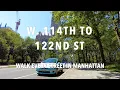 Walking Manhattan West 114th to 122nd Streets Morningside Heights