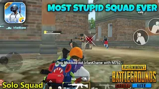 most stupid squad ever pubg mobile lite gameplay