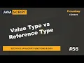Value Type vs Reference Type JavaScript Functions Data A Complete JavaScript Course